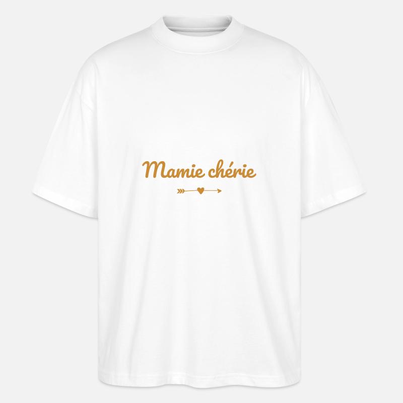 Geliebte Mutter - Stanley/Stella Oversized Unisex Bio T-Shirt Blaster 2.0 - Weiß