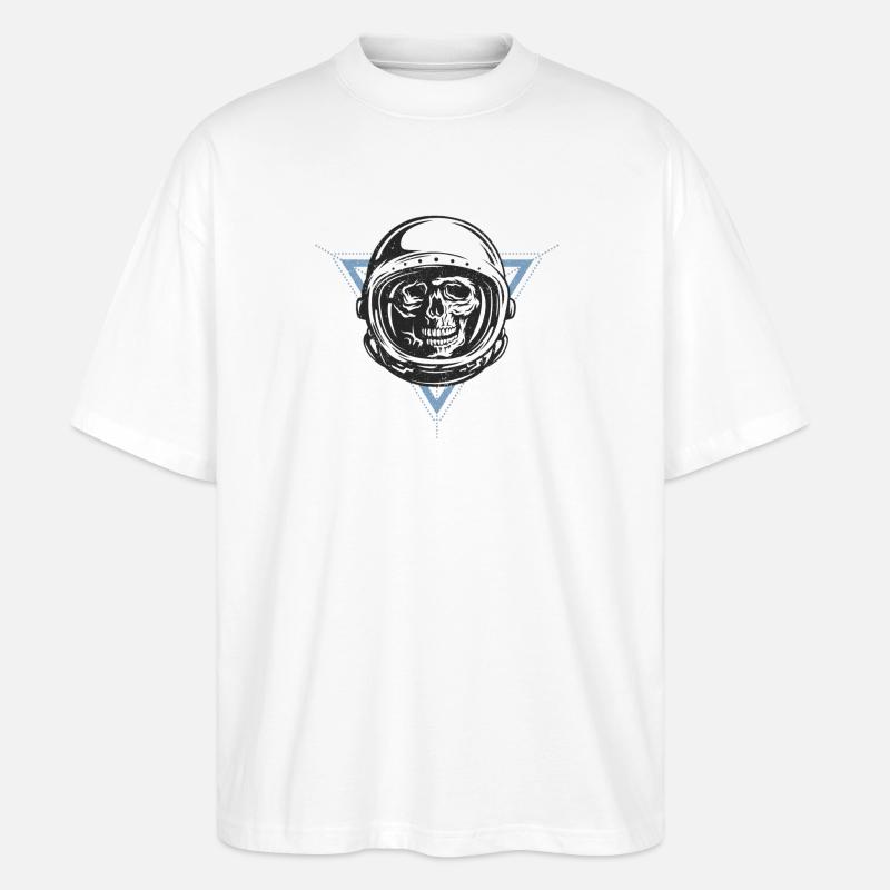 Space Monkey - T-shirt bio Blaster 2.0 coupe oversize Stanley/Stella Unisexe - blanc