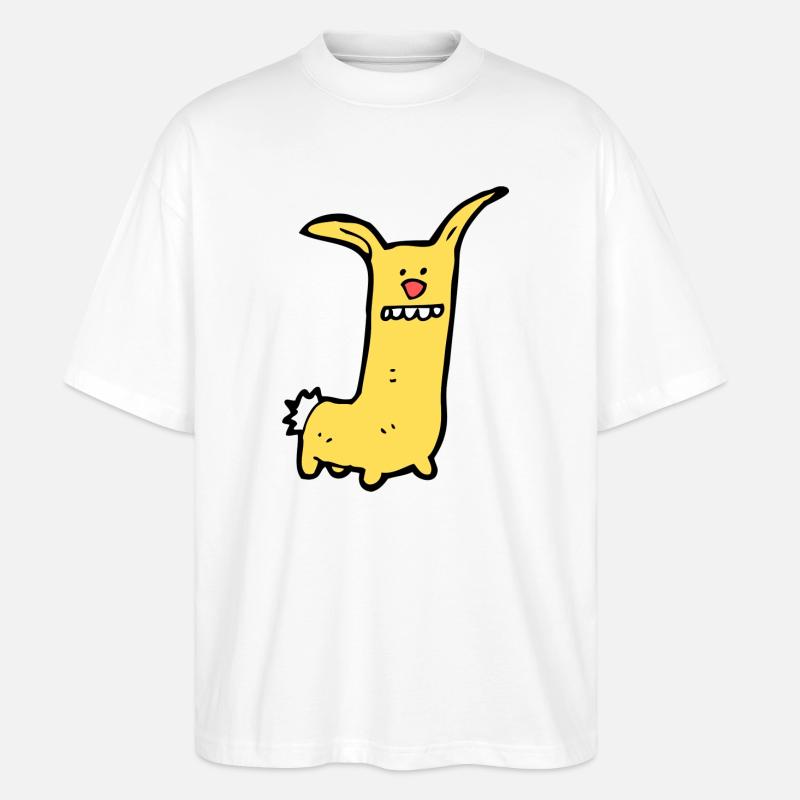 Lustiges Comic Tier - Stanley/Stella Oversized Unisex Bio T-Shirt Blaster 2.0 - Weiß