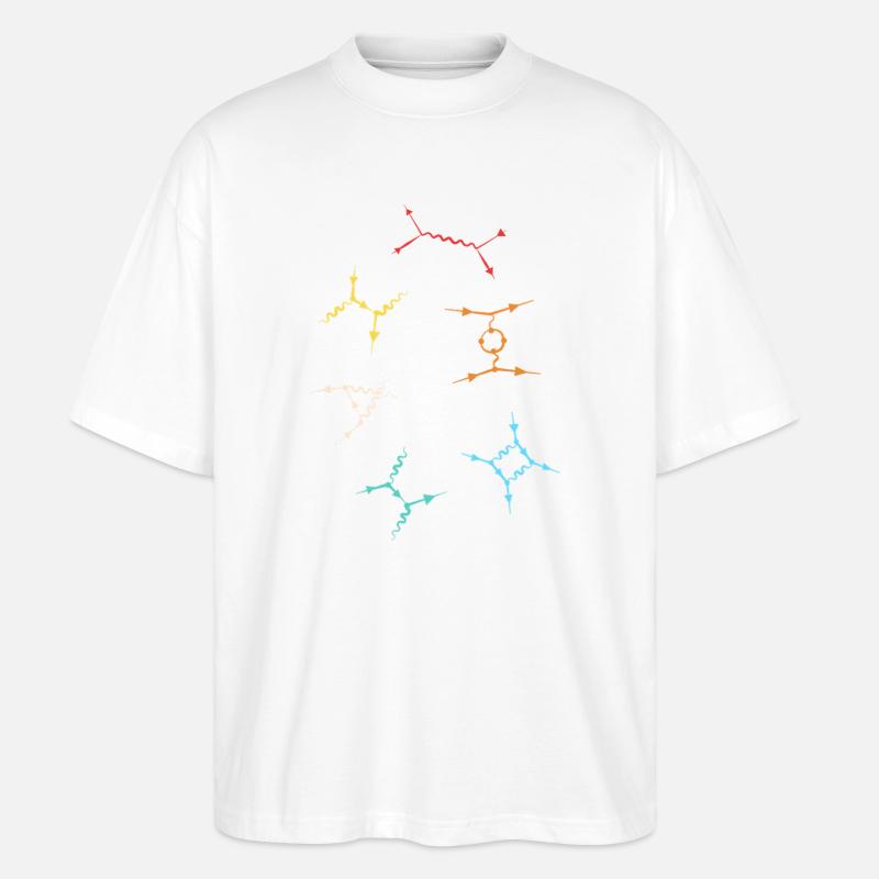Quantum Physics Quantum Physics Quantum Leap - Stanley/Stella Oversized Unisex Organic T-shirt Blaster 2.0 - white