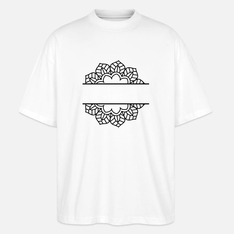 Mandala - Stanley/Stella Oversized Unisex Bio T-Shirt Blaster 2.0 - Weiß
