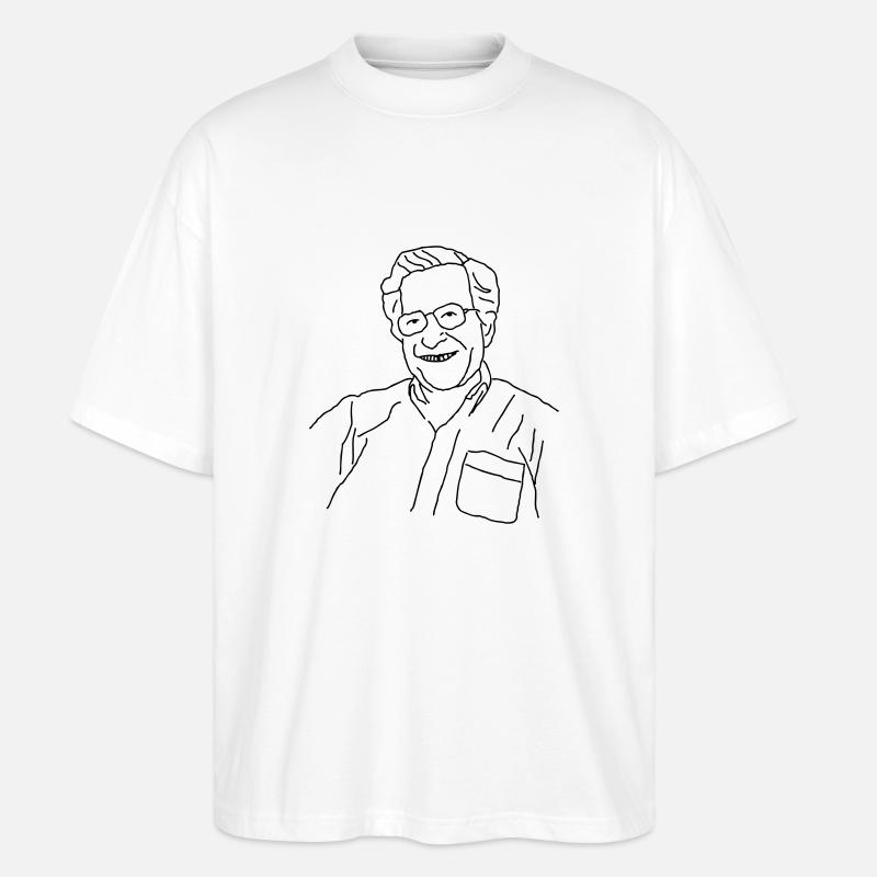 Noam Chomsky - T-shirt bio Blaster 2.0 coupe oversize Stanley/Stella Unisexe - blanc