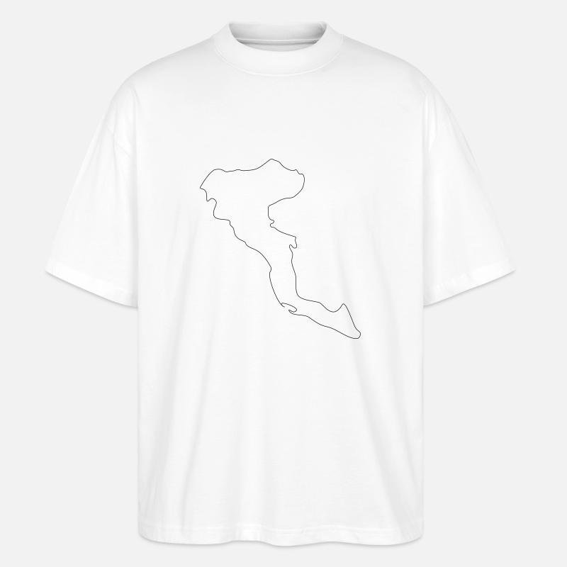 Corfou - T-shirt bio Blaster 2.0 coupe oversize Stanley/Stella Unisexe - blanc