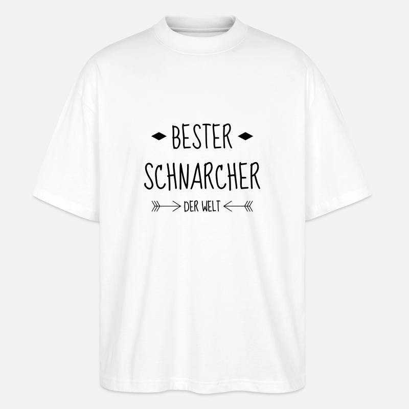 Ronfler / Ronfleur / Ronfleuse / Ronflement - T-shirt bio Blaster 2.0 coupe oversize Stanley/Stella Unisexe - blanc