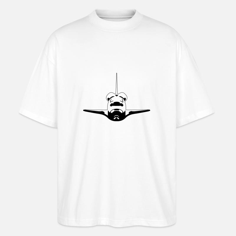 Navette spatiale - T-shirt bio Blaster 2.0 coupe oversize Stanley/Stella Unisexe - blanc