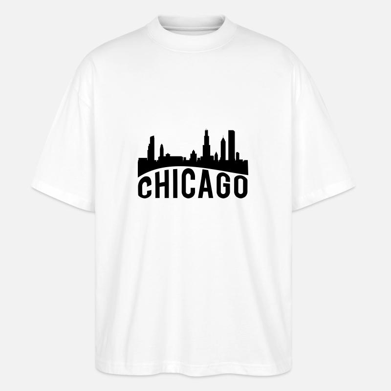 Chicago - T-shirt bio Blaster 2.0 coupe oversize Stanley/Stella Unisexe - blanc