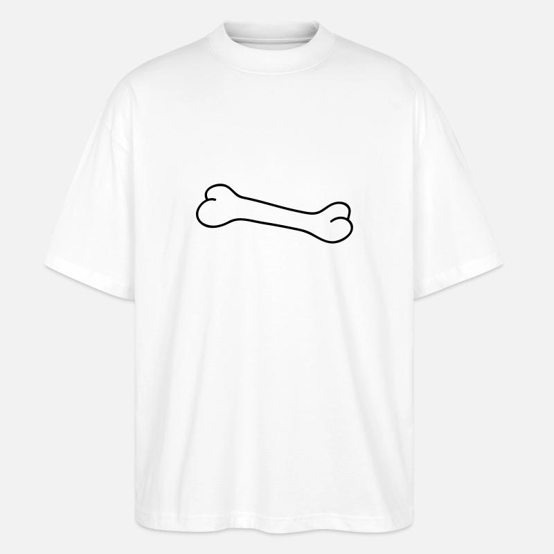 bone - Stanley/Stella Oversized Unisex Bio T-Shirt Blaster 2.0 - Weiß