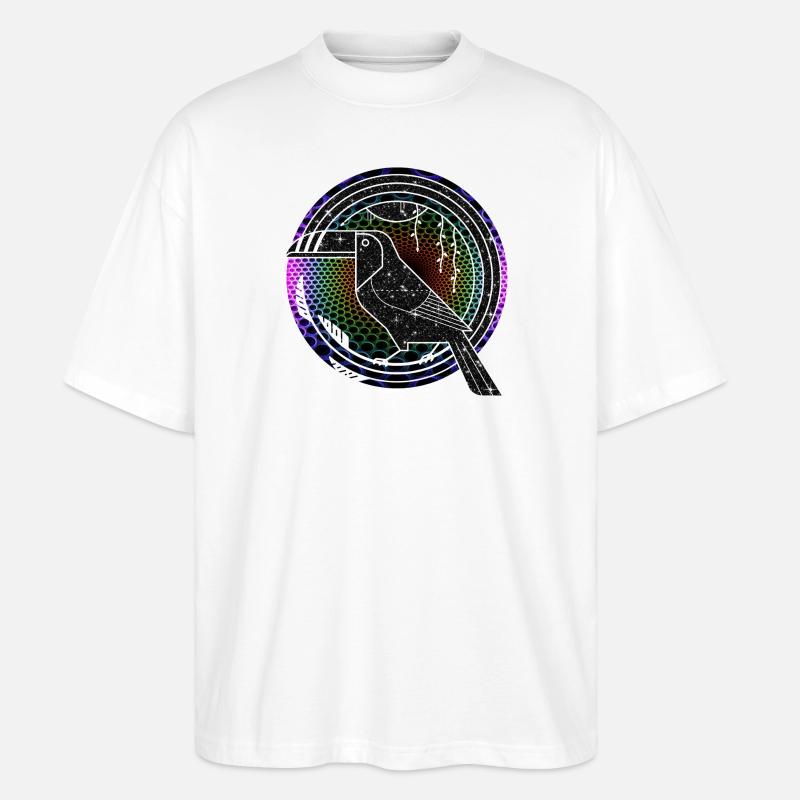 Tukan-Grafik - Stanley/Stella Oversized Unisex Bio T-Shirt Blaster 2.0 - Weiß
