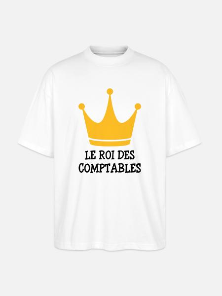 Accountant / Accounting / Comptable / Comptabilité - Stanley/Stella Oversized Unisex Organic T-shirt Blaster 2.0 - white