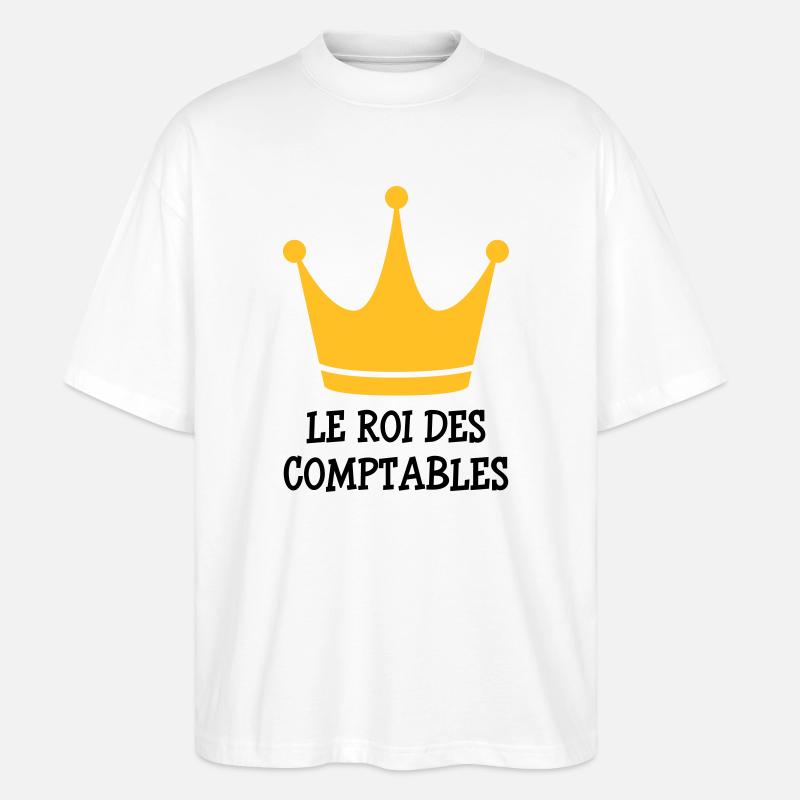 Accountant / Accounting / Comptable / Comptabilité - Stanley/Stella Oversized Unisex Organic T-shirt Blaster 2.0 - white