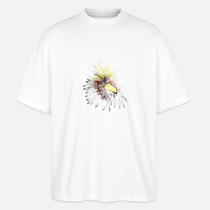 Paradiesvogel - Stanley/Stella Oversized Unisex Bio T-Shirt Blaster 2.0 - Weiß