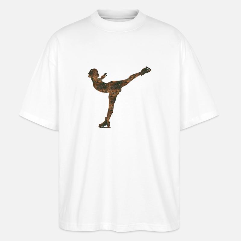 Rost Eiskunstlauf - Stanley/Stella Oversized Unisex Bio T-Shirt Blaster 2.0 - Weiß