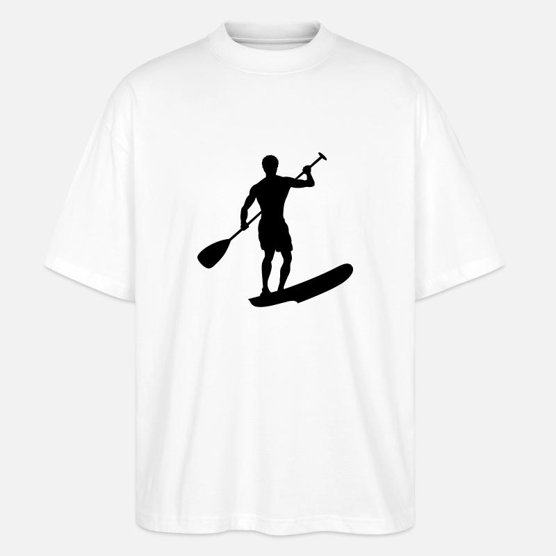 Stand Up Paddling - Stanley/Stella Oversized Unisex Bio T-Shirt Blaster 2.0 - Weiß