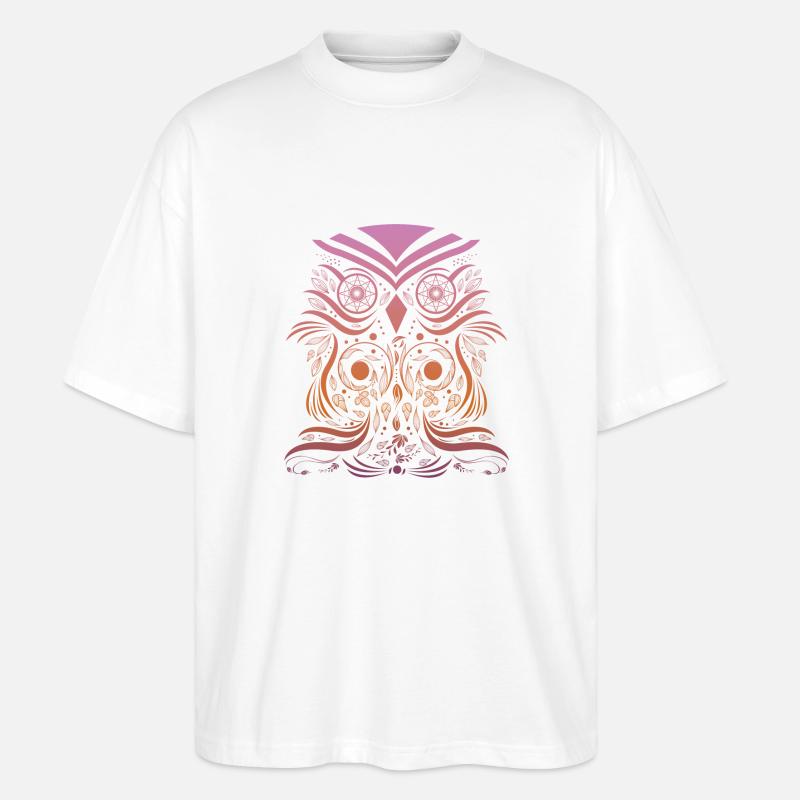 Stylish Skull - Stanley/Stella Oversized Unisex Bio T-Shirt Blaster 2.0 - Weiß