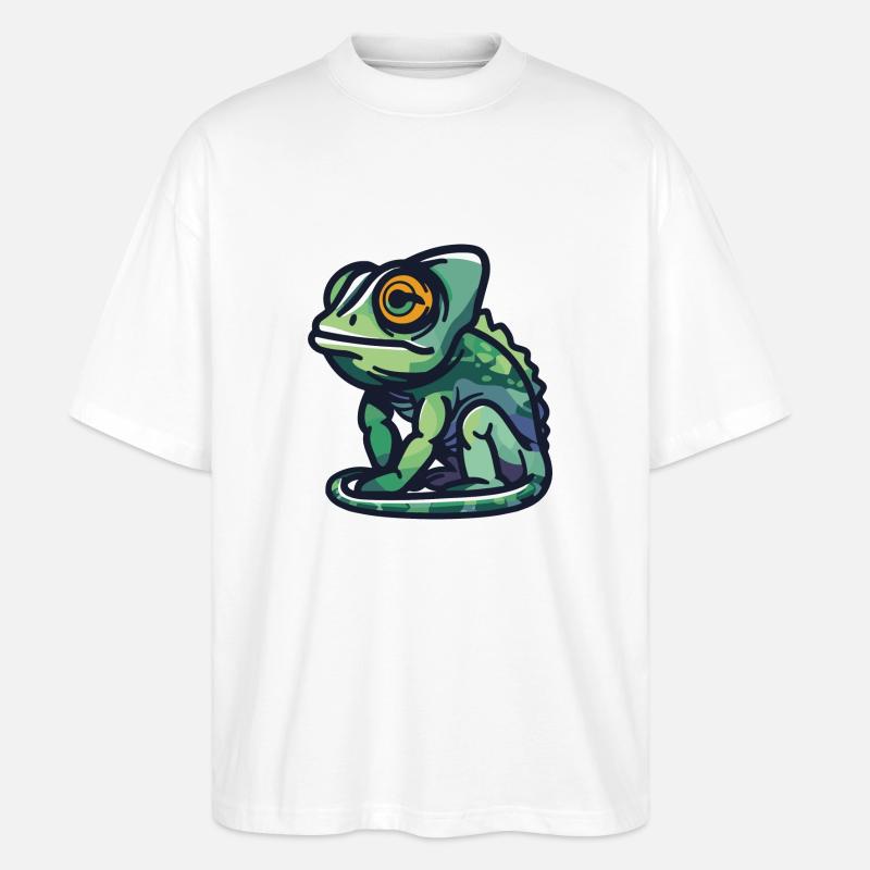 Caméléon - T-shirt bio Blaster 2.0 coupe oversize Stanley/Stella Unisexe - blanc