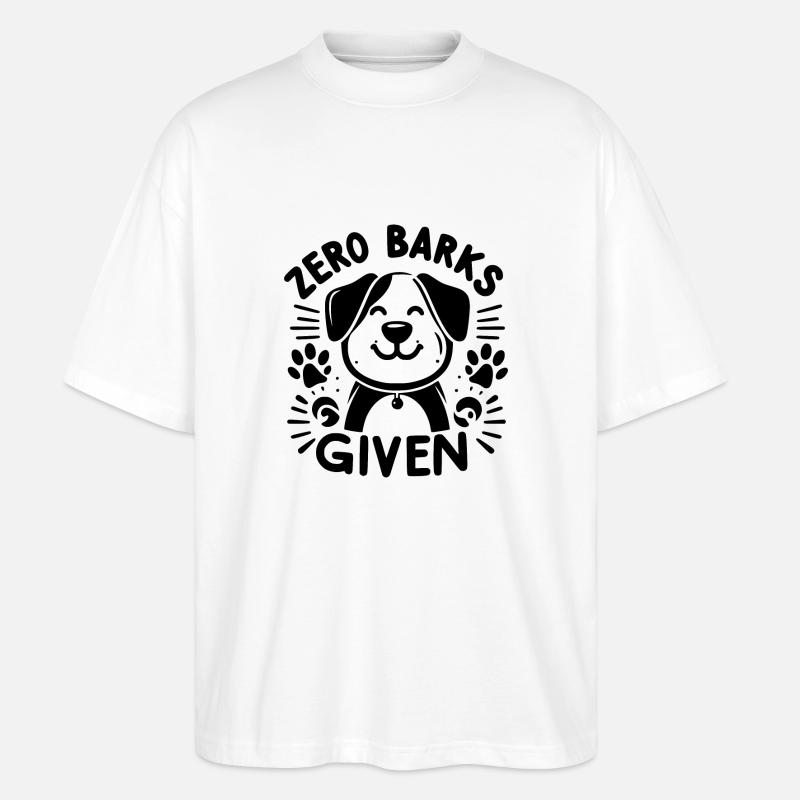 Null Bellen gegeben - Stanley/Stella Oversized Unisex Bio T-Shirt Blaster 2.0 - Weiß