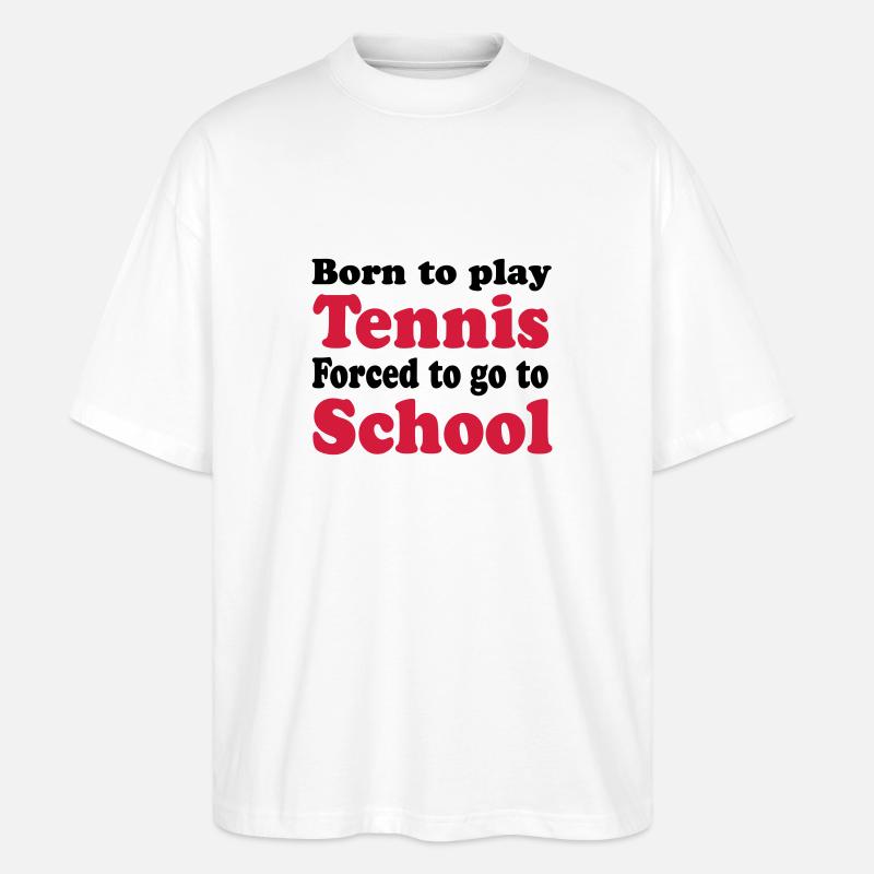 Tennis - Stanley/Stella Oversized Unisex Bio T-Shirt Blaster 2.0 - Weiß