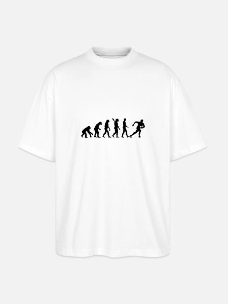 Evolution Rugby - Stanley/Stella Oversized Unisex Organic T-shirt Blaster 2.0 - white
