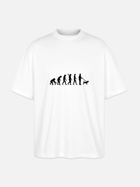 Beagle - Stanley/Stella Oversized Unisex Bio T-Shirt Blaster 2.0 - Weiß