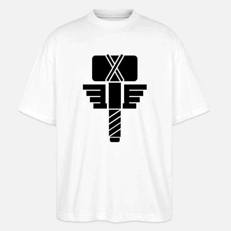 Thor - Stanley/Stella Oversized Unisex Organic T-shirt Blaster 2.0 - white