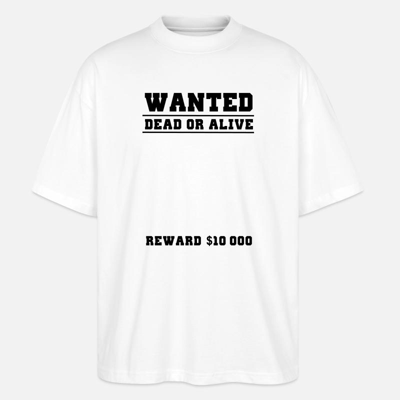 wanted selber gestalten - Stanley/Stella Oversized Unisex Bio T-Shirt Blaster 2.0 - Weiß