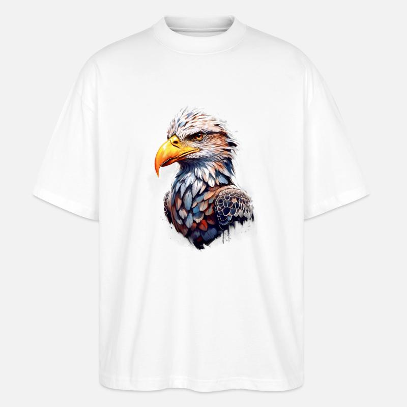 Adler Eagle V24 08 - T-shirt bio Blaster 2.0 coupe oversize Stanley/Stella Unisexe - blanc