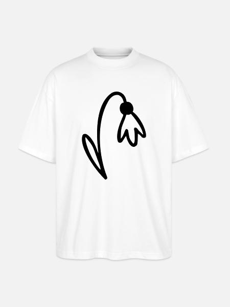 Fleur - T-shirt bio Blaster 2.0 coupe oversize Stanley/Stella Unisexe - blanc