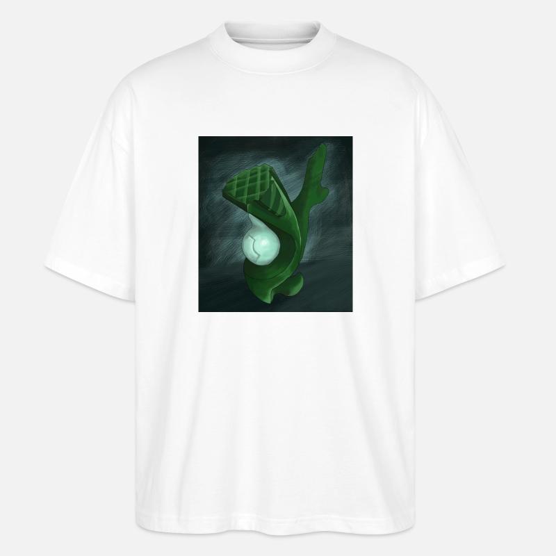 Abstrakte Skulptur - Stanley/Stella Oversized Unisex Bio T-Shirt Blaster 2.0 - Weiß
