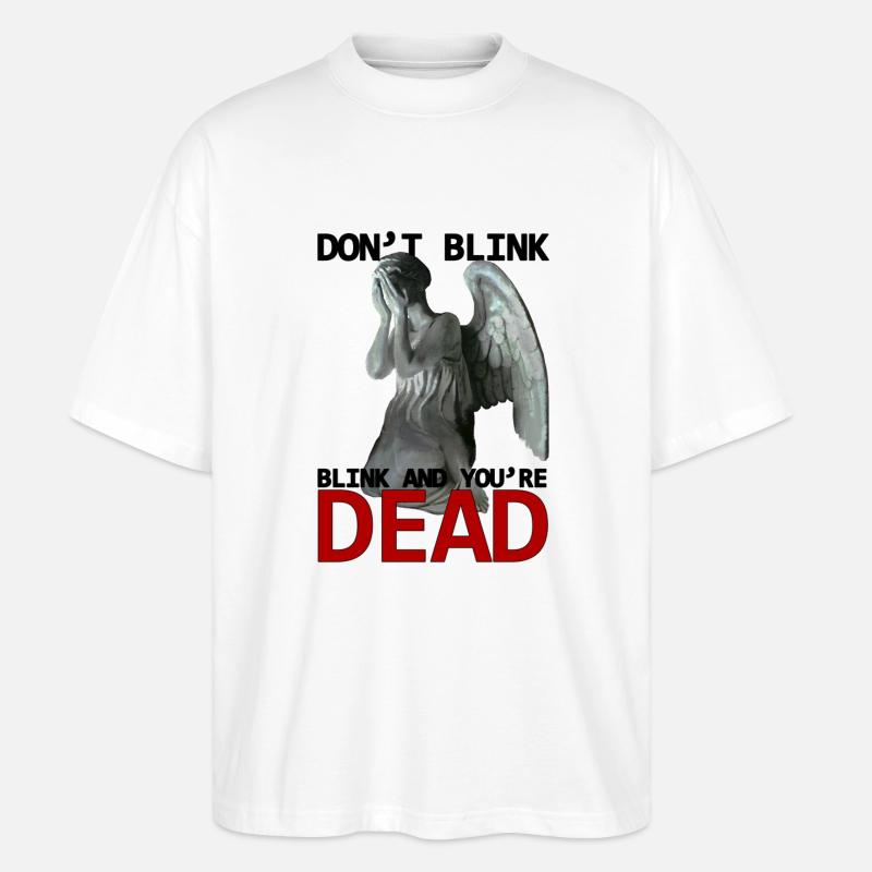 Don't blink - Stanley/Stella Oversized Unisex Bio T-Shirt Blaster 2.0 - Weiß