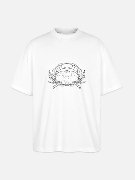 Krebs - Stanley/Stella Oversized Unisex Bio T-Shirt Blaster 2.0 - Weiß