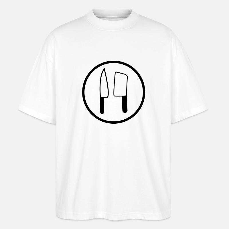 Cuisinier/Boucher - T-shirt bio Blaster 2.0 coupe oversize Stanley/Stella Unisexe - blanc