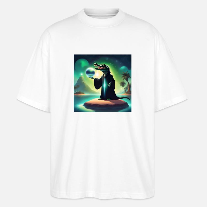 Vokasma 🔮🔮🔮 - Stanley/Stella Oversized Unisex Bio T-Shirt Blaster 2.0 - Weiß
