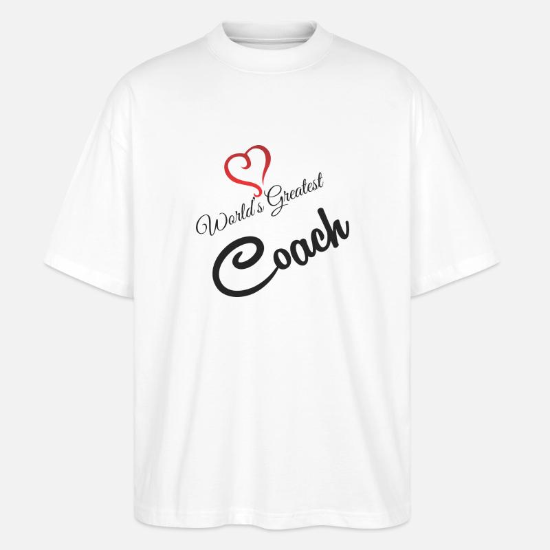MONDE COACH LE PLUS GRAND - T-shirt bio Blaster 2.0 coupe oversize Stanley/Stella Unisexe - blanc