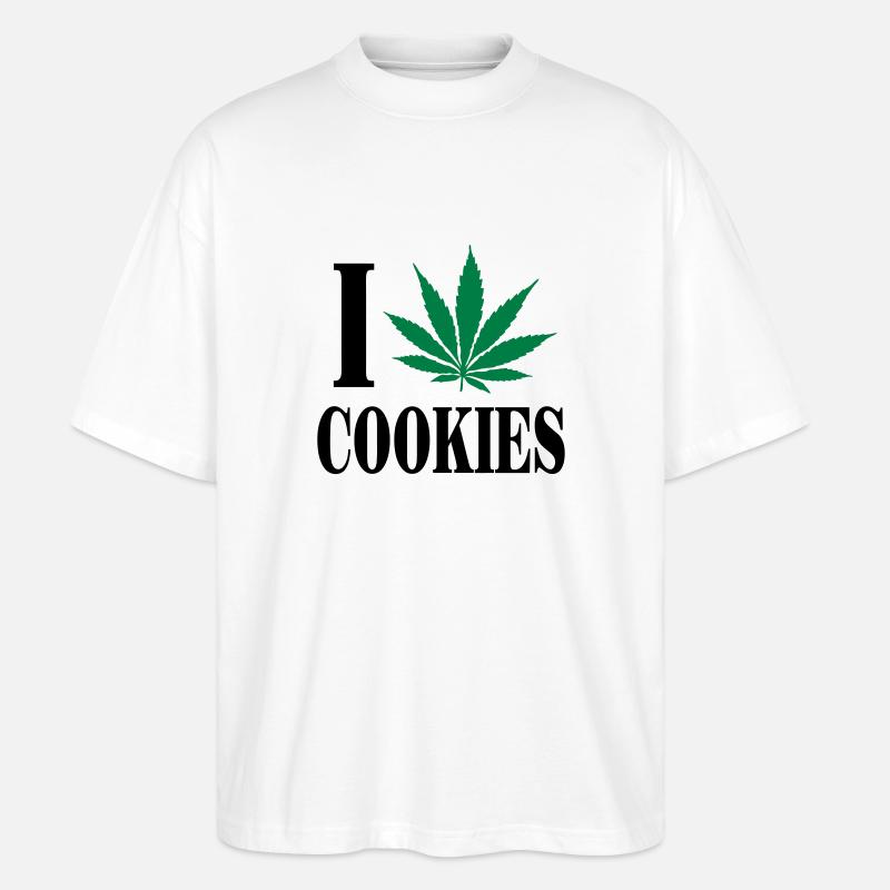 I love cookies - T-shirt bio Blaster 2.0 coupe oversize Stanley/Stella Unisexe - blanc