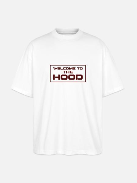 Bienvenue sur le capot - T-shirt bio Blaster 2.0 coupe oversize Stanley/Stella Unisexe - blanc