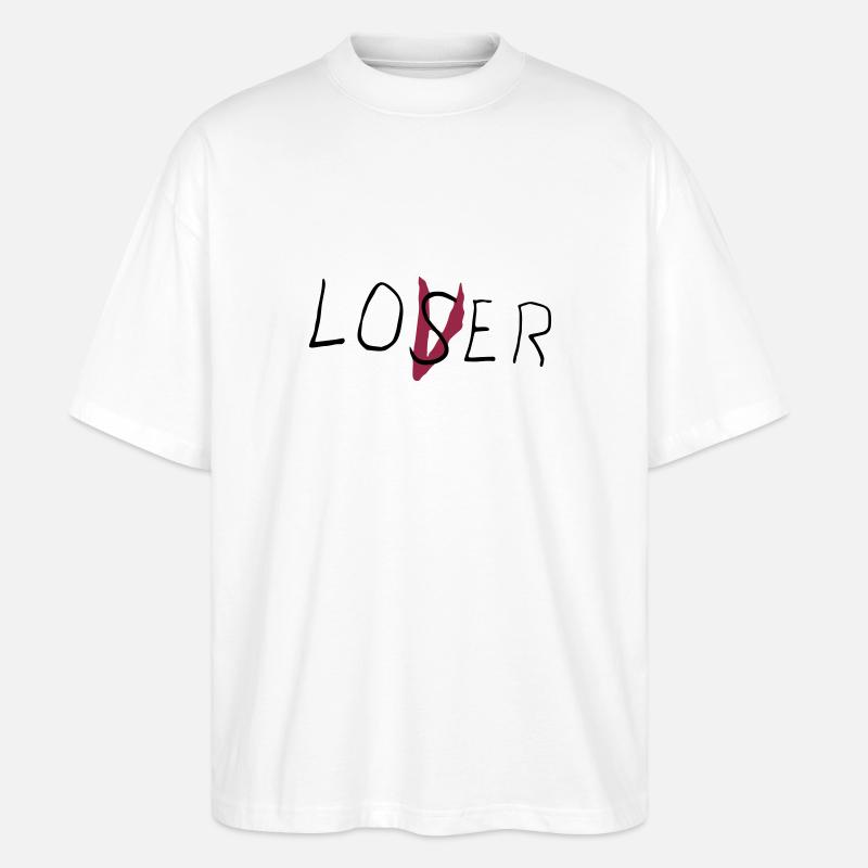 Loser & Lover - Stanley/Stella Oversized Unisex Bio T-Shirt Blaster 2.0 - Weiß
