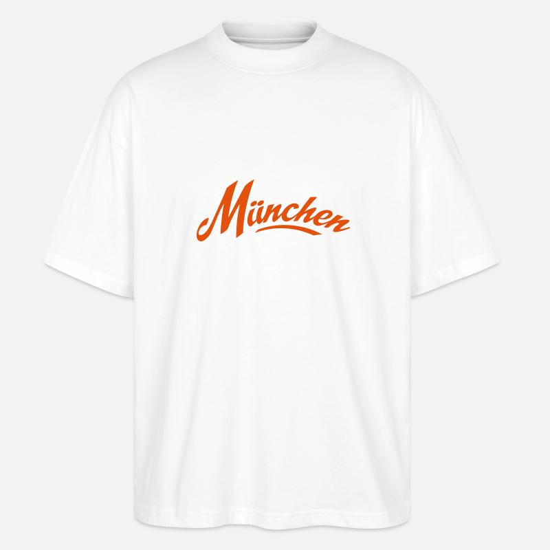 München - Stanley/Stella Oversized Unisex Bio T-Shirt Blaster 2.0 - Weiß