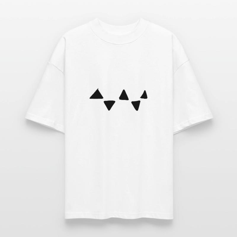 Triangular Pattern Triangular Shapes Stanley/Stella Oversized Unisex Organic T-shirt Blaster 2.0