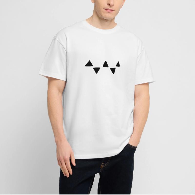 Triangular Pattern Triangular Shapes Stanley/Stella Oversized Unisex Organic T-shirt Blaster 2.0