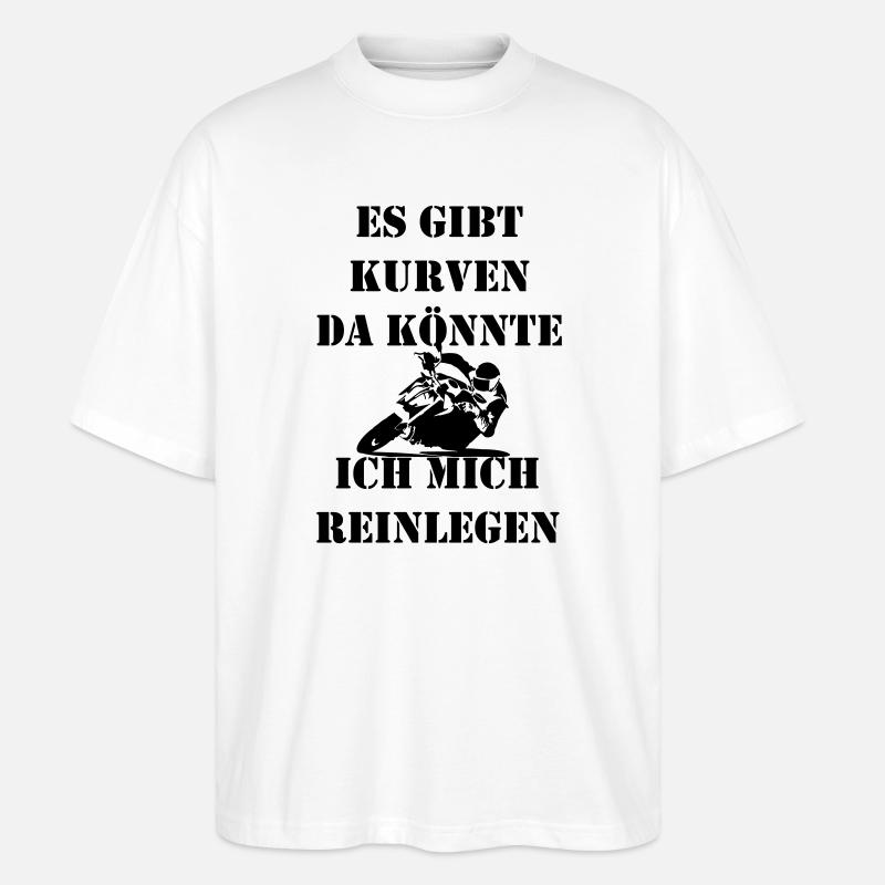 Mettre en place des courbes - T-shirt bio Blaster 2.0 coupe oversize Stanley/Stella Unisexe - blanc