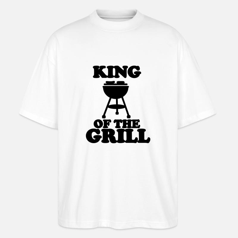 Grill - Grillen - Stanley/Stella Oversized Unisex Bio T-Shirt Blaster 2.0 - Weiß