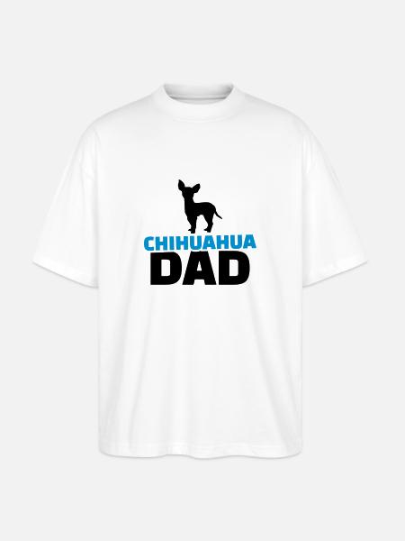Chihuahua - Stanley/Stella Oversized Unisex Bio T-Shirt Blaster 2.0 - Weiß