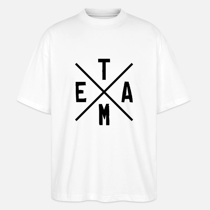 team design - Stanley/Stella Oversized Unisex Organic T-shirt Blaster 2.0 - white