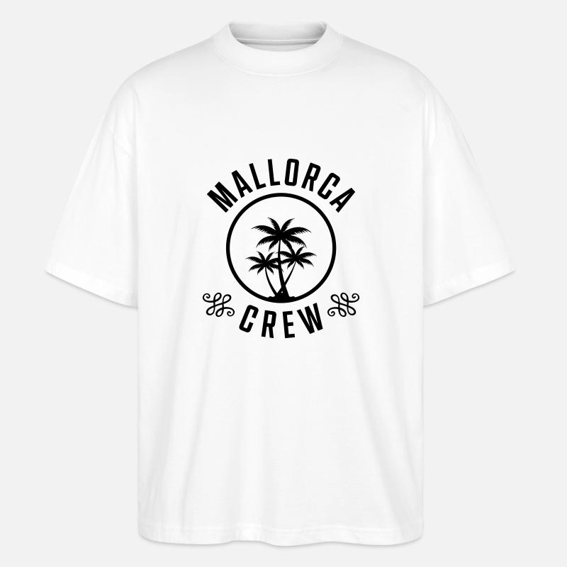 mallorca crew - Stanley/Stella Oversized Unisex Bio T-Shirt Blaster 2.0 - Weiß