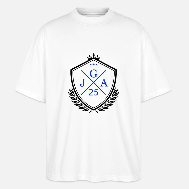 Jga 25 - Stanley/Stella Oversized Unisex Bio T-Shirt Blaster 2.0 - Weiß