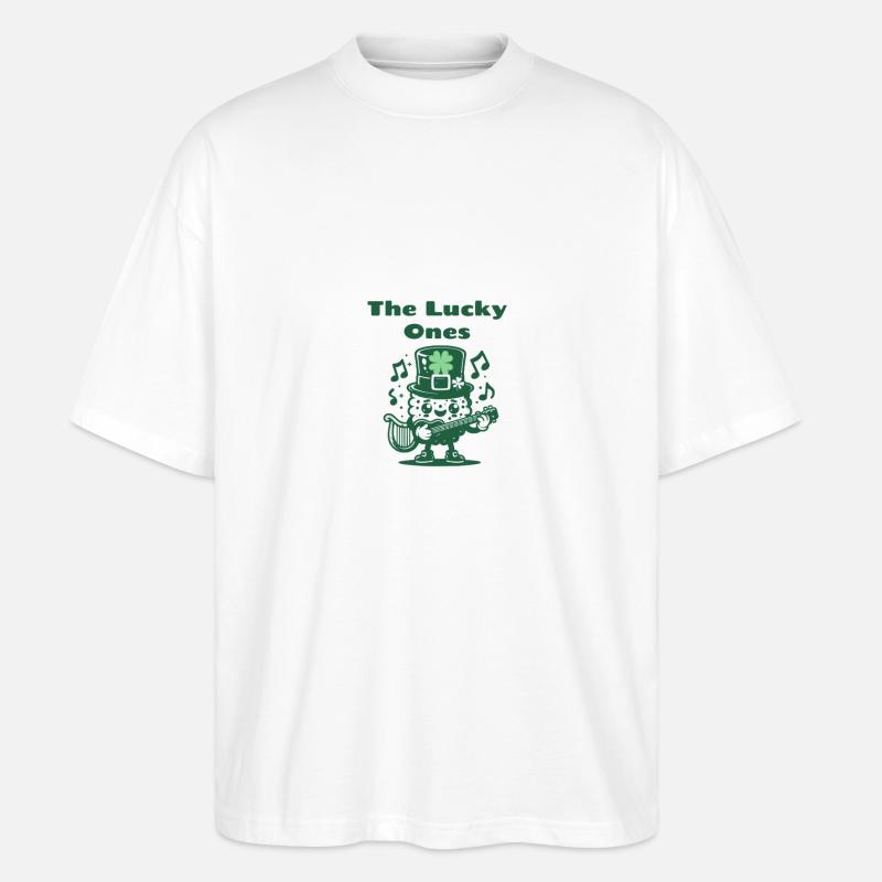 The Lucky Ones - Stanley/Stella Oversized Unisex Bio T-Shirt Blaster 2.0 - Weiß