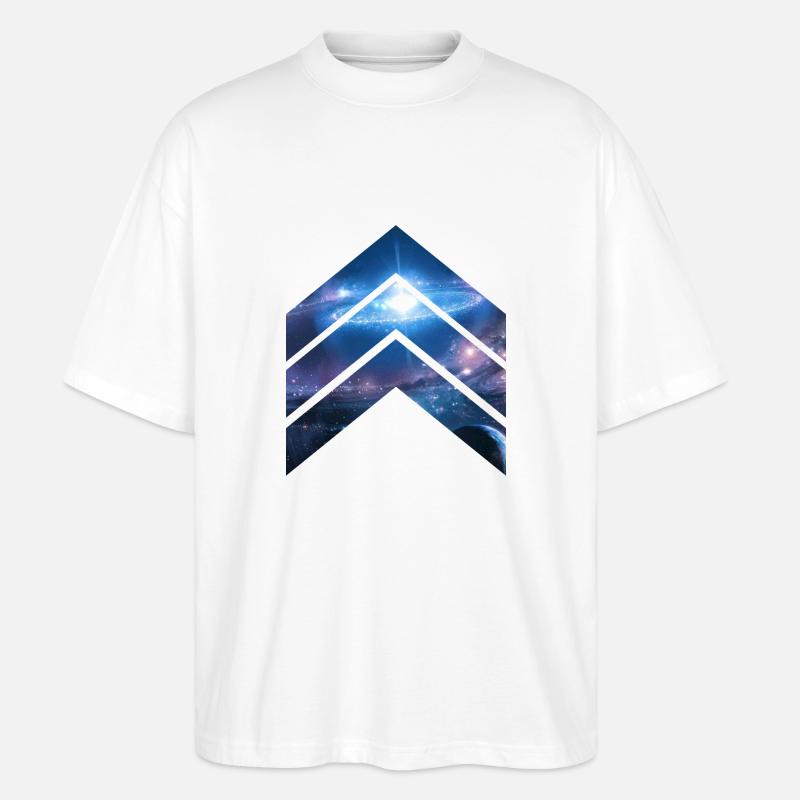 Milkyway Galaxy - Stanley/Stella Oversized Unisex Bio T-Shirt Blaster 2.0 - Weiß