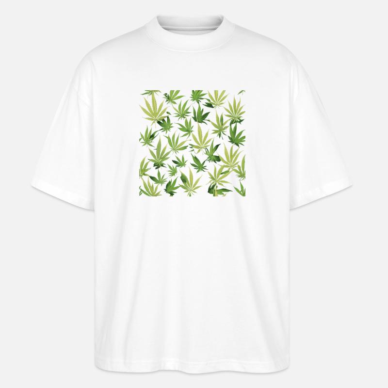 Cannabis 2 - T-shirt bio Blaster 2.0 coupe oversize Stanley/Stella Unisexe - blanc