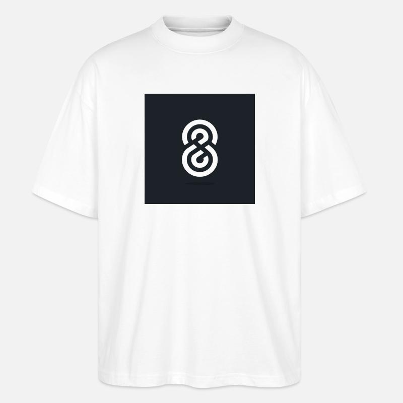 Loggo - Stanley/Stella Oversized Unisex Bio T-Shirt Blaster 2.0 - Weiß