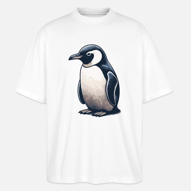 Pengu - T-shirt bio Blaster 2.0 coupe oversize Stanley/Stella Unisexe - blanc